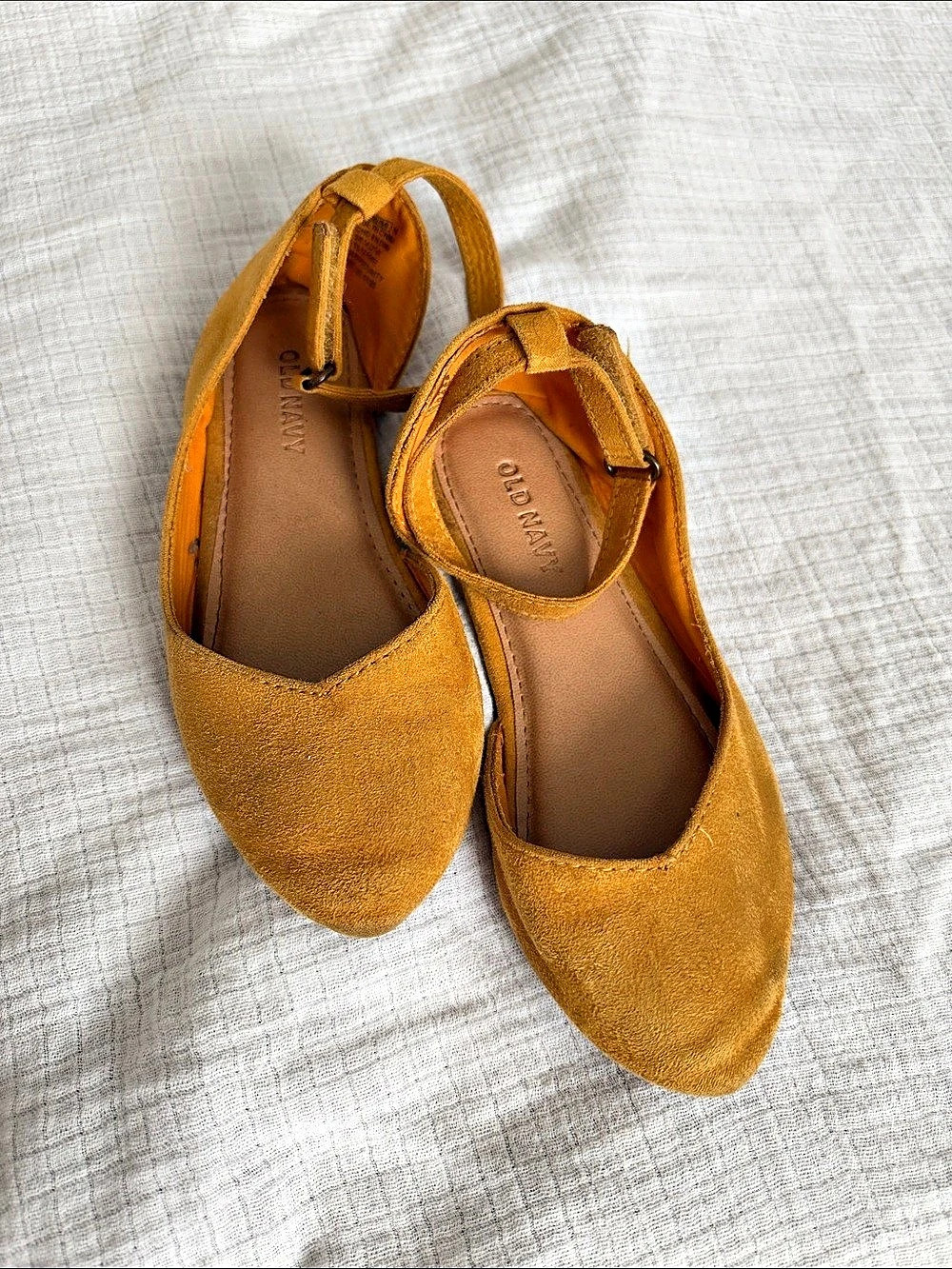 Golden Yellow Ballet Flats | Old Navy | 9 Toddler